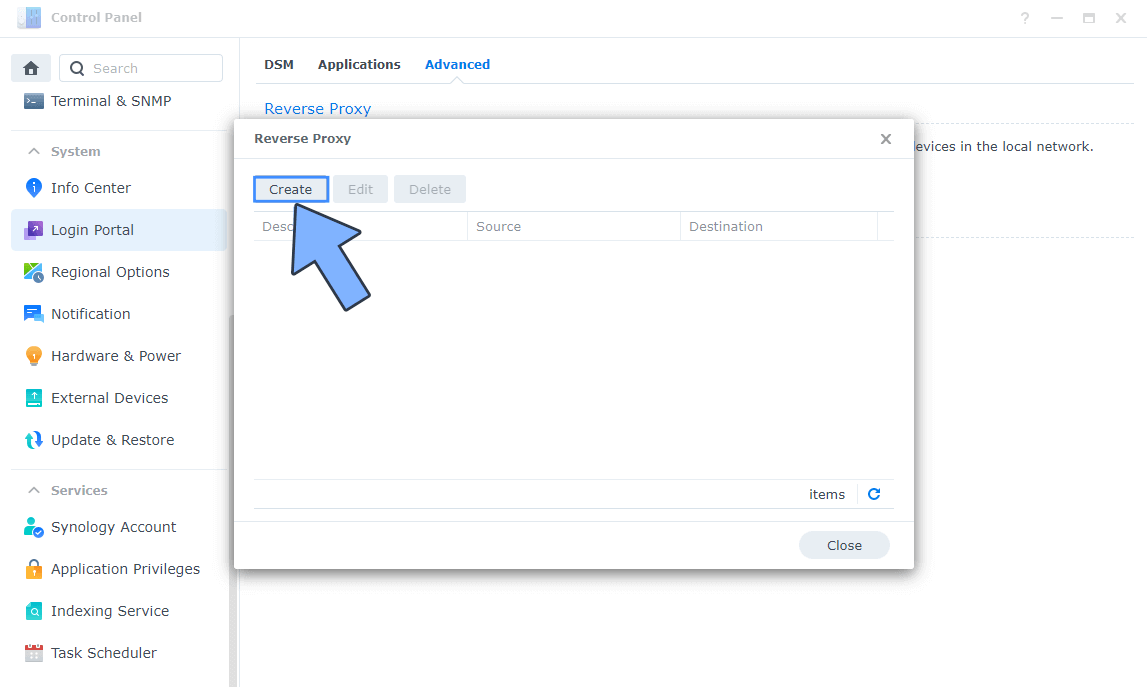 Creating a reverse proxy