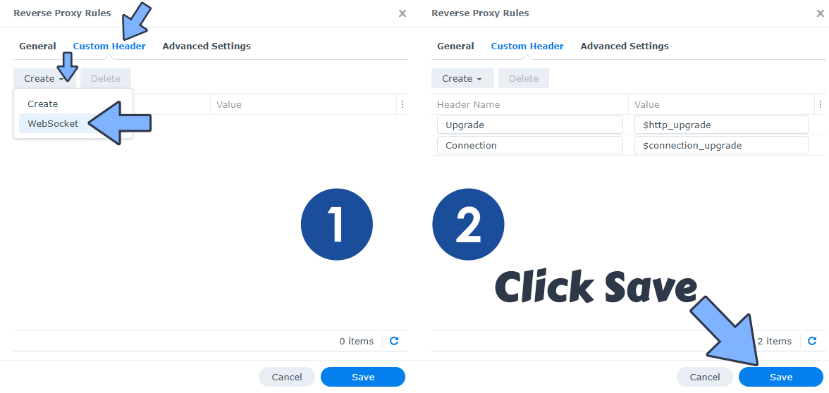 Creating a WebSocket